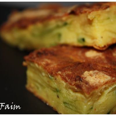 Gaâteau invisible courgettes au safran ...