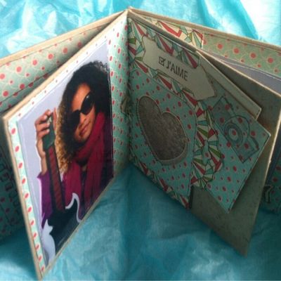  un mini avec la planche enveloppe punch'board de Stampin'Up!