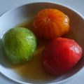 Tomates farcies  en 3 couleurs