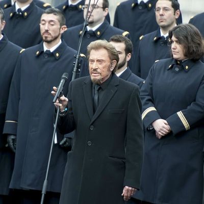 hommage de Johnny aux victimes du 10 janvier 2015