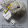 A crochet, nice perly grey yarn, and Bob's your uncle!