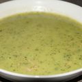 SOUPE DE COURGETTE