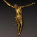 Christ en bronze ciselé et doré, fonte creuse. Italie, fin XVIème-début XVIIème siècle