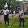 Château : la flamme, côté Highland Games