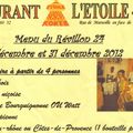 Passez vos fêtes de fin d'année au restaurant L'Etoile de Kokeb