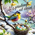 🌞🌸🌷🌼🐦Le printemps est arrivé🌞🌸🌷🌼🐦