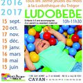 LUDOBEBES tous les 3ème jeudi du mois