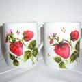 voici des mugs qui donnent envie de fraises,non?