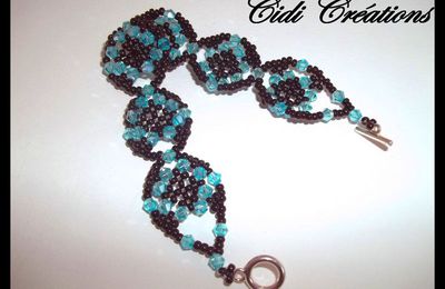 "Azur" Bracelet en perles de swarovski