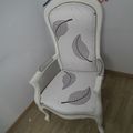 Fauteuil Voltaire feuilles