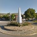 Rond-point à Esquel (Argentine)