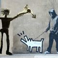 tribute to banksy by olivier decatoire
