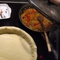 Quiches aux tomates de fin de saison et au thon