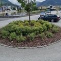 Rond-point à Forde (Norvège)