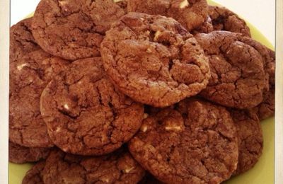 Cookies moelleux double chocolat 