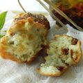 Muffins aux tomates séchées et au basilic, sans gluten et sans lactose