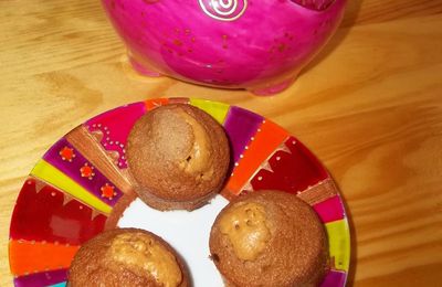 Muffins au chocolat & cacahuète