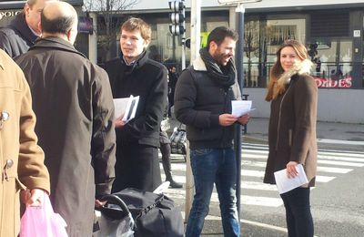 Les jeunes de la droite rassemblée occupent le terrain à Champigny !