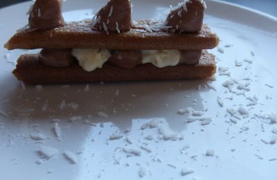 mini feuilleté chocolat