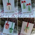 Papillotes et cartes de Noël