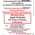 Le gouvernement reste SOURD alors on CONTINUE LE 16 FÉVRIER prochain toujours en GRÈVE et dans l'ACTION