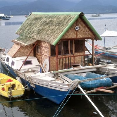 Maison flottante mobile 