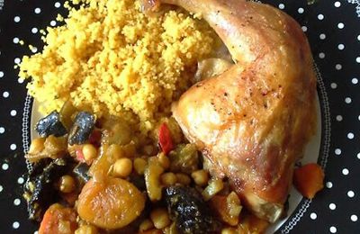 Tajine de poulet aux fruits secs