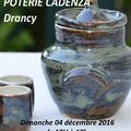 PORTES OUVERTES, POTERIE CADENZA DIMANCHE 4 DECEMBRE 2016