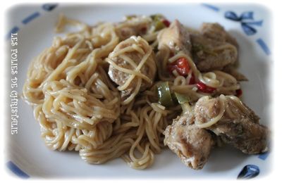 Poulet à l'asiatique au Cookéo