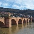 Heidelberg (X) - Vieux Pont et Vieille Ville le soir