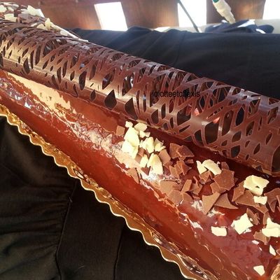 Bûche façon trois chocolats