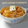 Risotto à la courge butternut et au gorgonzola