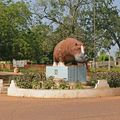 Rond-point à Bafoulabé (Mali)