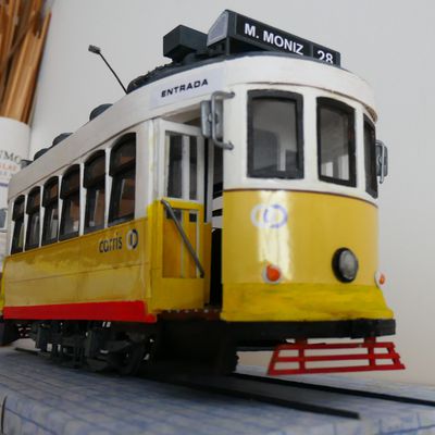 Maquette du tram de Lisbonne