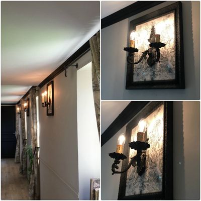 Le couloir de notre maison prend enfin tournure....