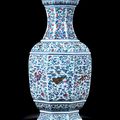 A Fine and Extremely Rare Imperial Doucai and Famille-Rose ‘Anbaxian’ Octagonal Vase, Qianlong Period, 1736-1795