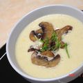 crème aux  maïs aux champignons