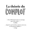 Les premières pages de La Théorie du complot...