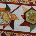 quelques hexagones pour mon Beequilt aux couleurs de l'automne...