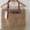 Les sacs cabas au crochet en ficelle de jute "fibre naturelle" ...bag market crochet jute......100% Vegan!