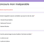 Concours mon inséparable