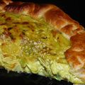 Tarte de Curry de Poireau-Pommes de Terre