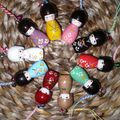 Mini-Kokeshi - 5,5cmx2,5cm - 4€