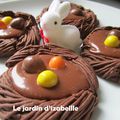 Petits nids de Pâques en chocolat