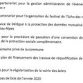 Prochain conseil municipal