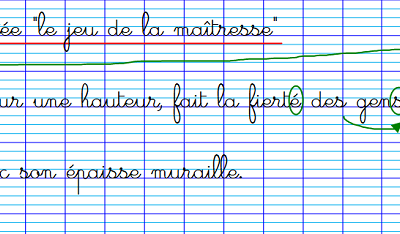 correction de la dictée de vendredi 9 avril