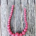 Collier "Red Boules"