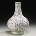A famille rose 'Hundred bats' vase, Guangxu mark and period (1875-1908)