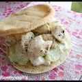 POULET A LA MENTHE SAUCE CONCOMBRE ET FETA [#GREEKFOOD #SANDWICH]