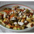 Salade carottes , courgettes, féta